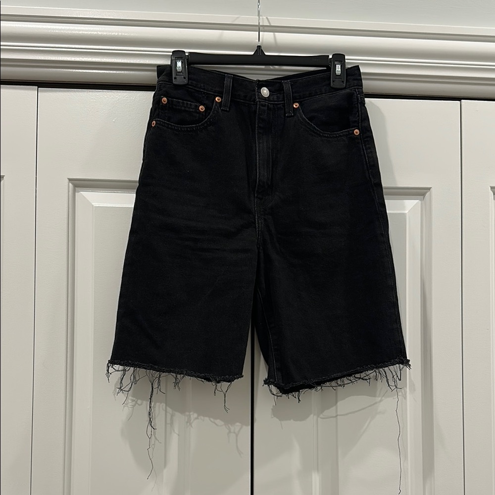 Levi’s Black Denim Women's Shorts
